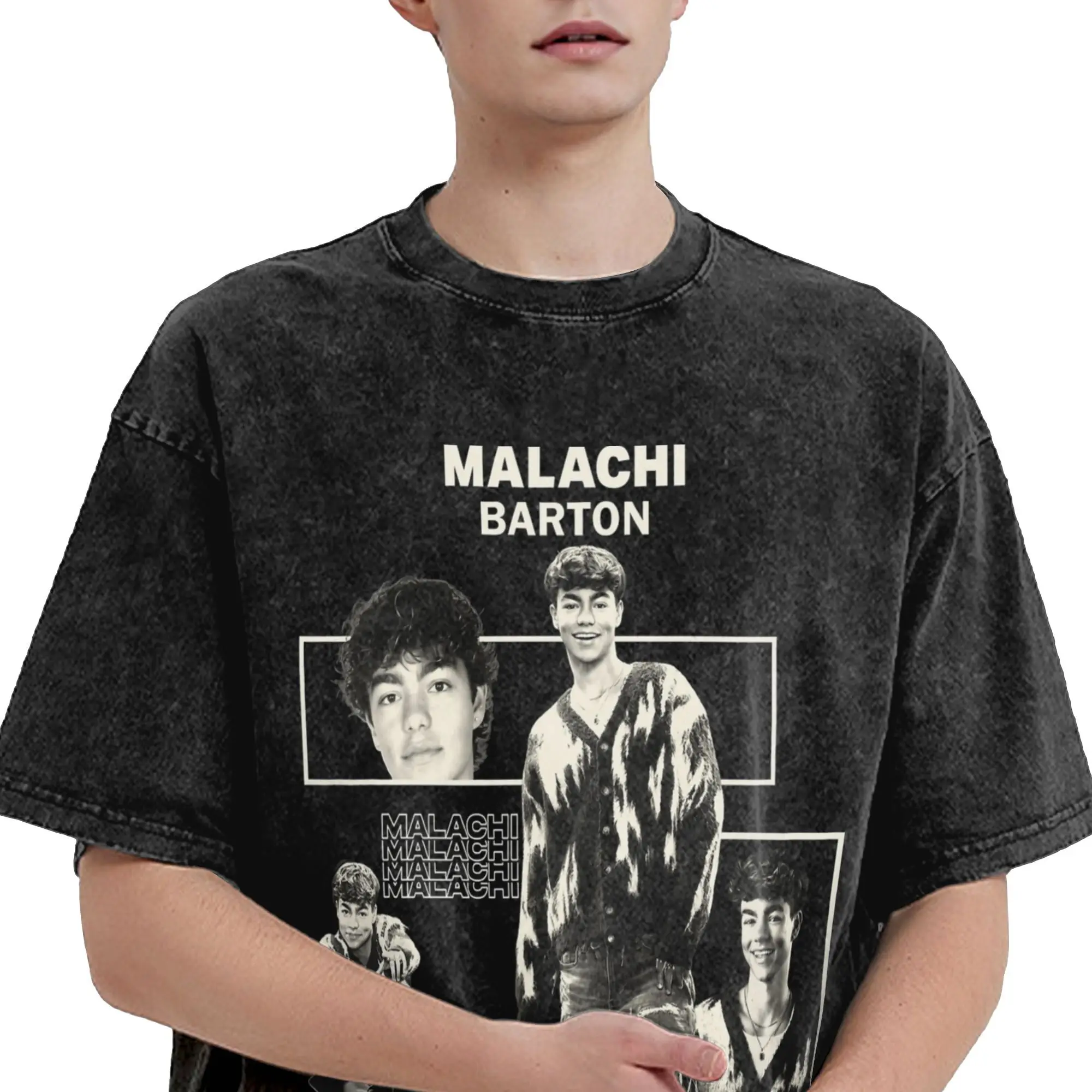 غسلها تي شيرت مالاتشي بارتون الهيب هوب تي شيرت ريترو Harajuku الشارع الشهير قصيرة الأكمام الجرافيك المطبوعة بلايز بلايز تيز الرجال النساء