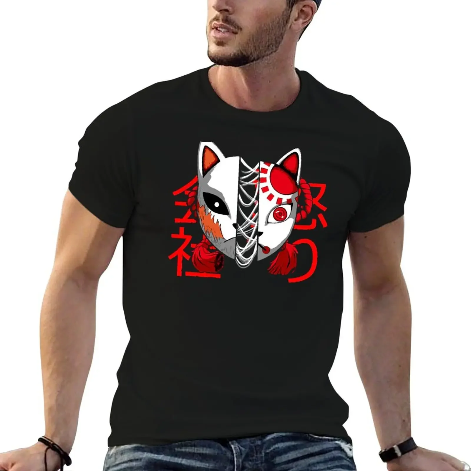 hero mask T-Shirt anime figures anime tshirt T-shirt men