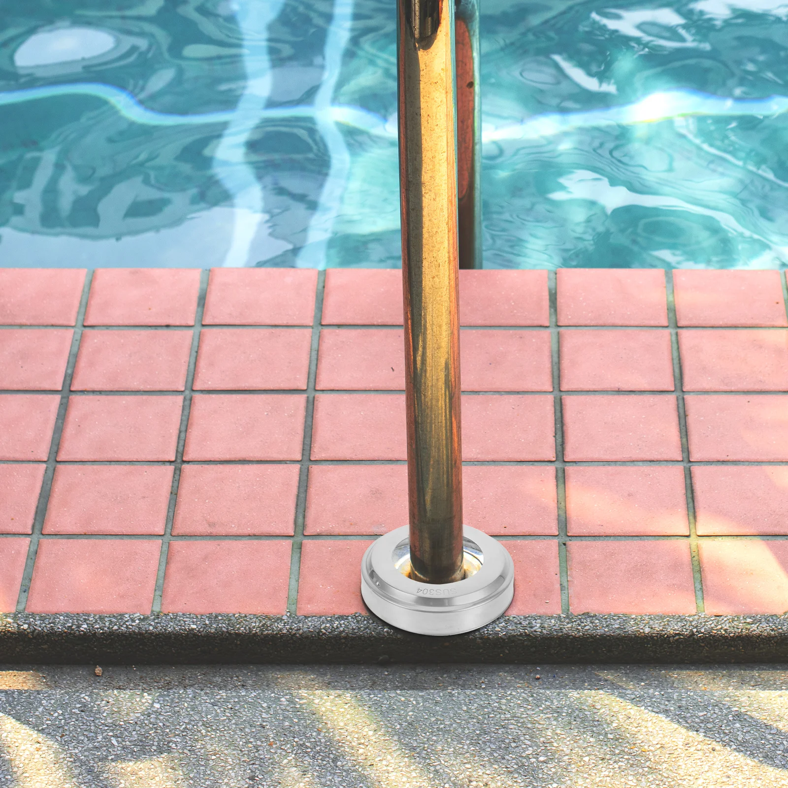 

4pcs Armrest Cover Pool Ladder Escutcheons Handrails Rings Stainless Steel Caps 51mm Round Tube Fittings Durable Parts