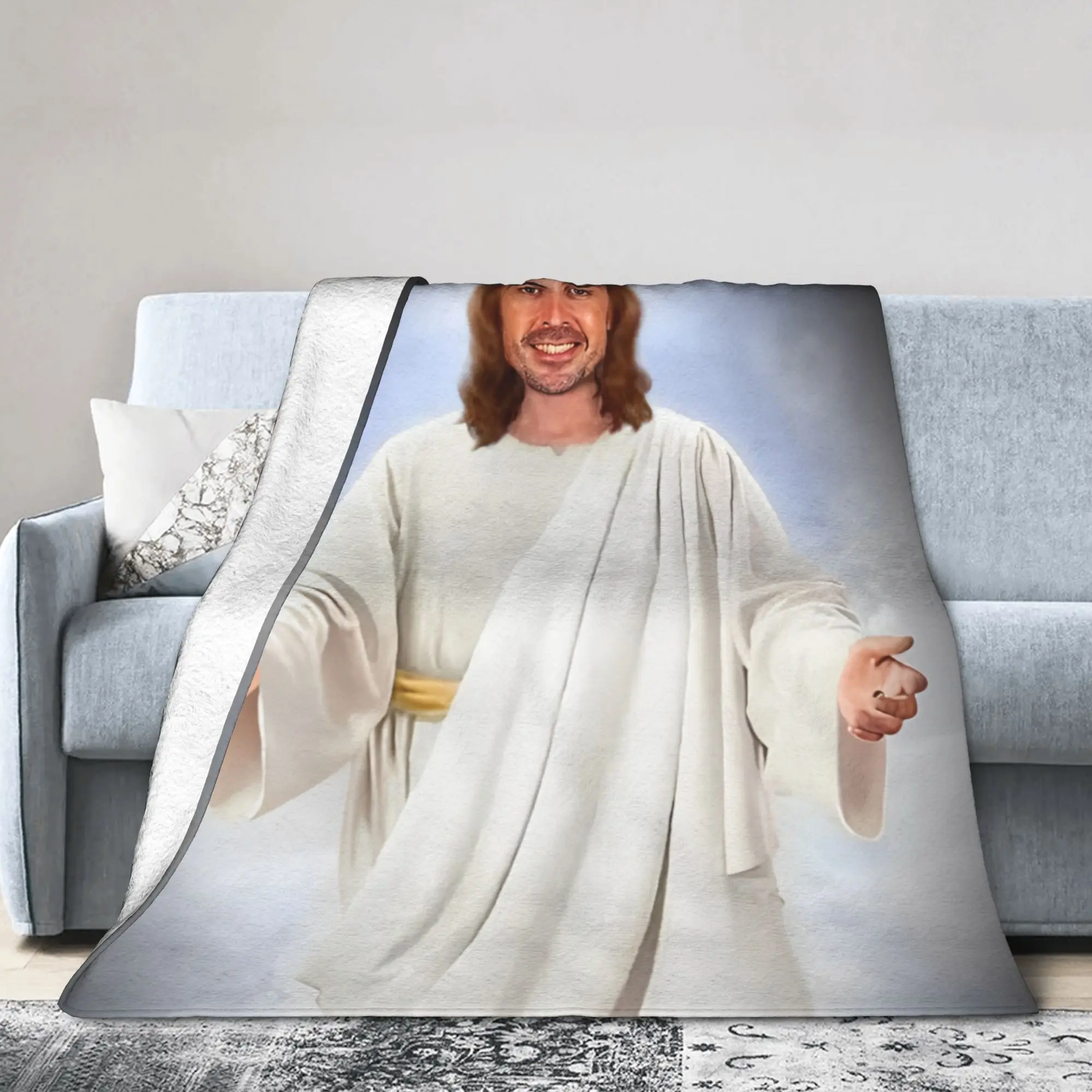 فرناندو ألونسو يسوع ميمي البطانيات المرجان الصوف أفخم مطبوعة متعددة الوظائف خفيفة الوزن رمي البطانيات لقطعة سجادة سيارة أريكة