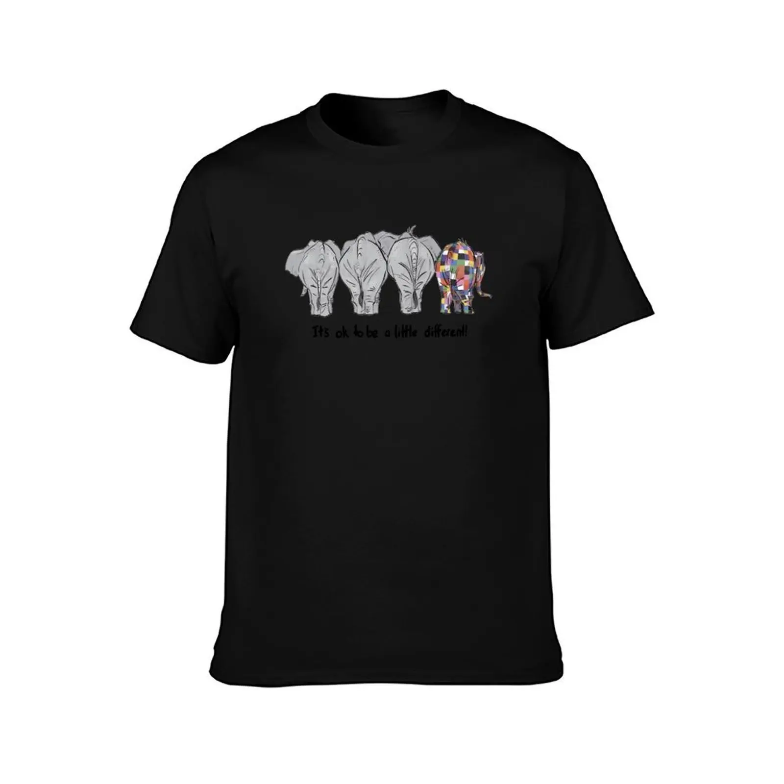It’s Ok To Be A Little Different T-Shirt Summer Casual Cotton Tee Oversized Streetwear Tops Vintage Graphic Print