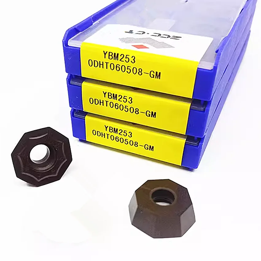 

ODHT060508-GM YBM253 ODHT060508-GM ZCC.CT CNC carbide inserts ODHT060508 Milling insert For Steel, Stainless steel 10pcs/box