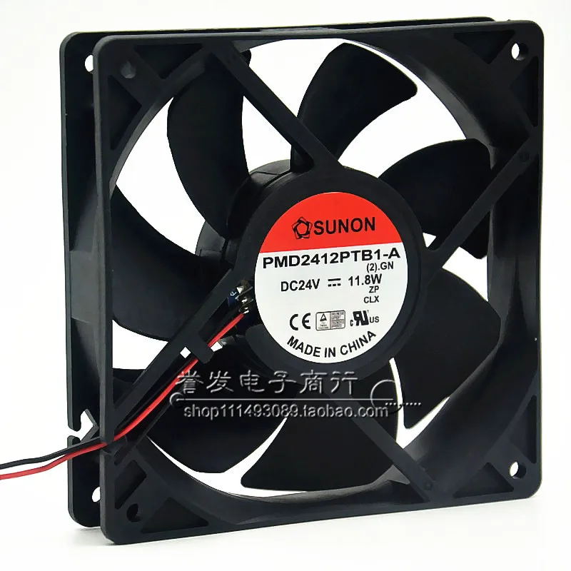 Nuevo radiador de ventilador de refrigeración ORIGINAL PMD2412PTB1-A 24V 11,8 W 12025 120x120x25mm