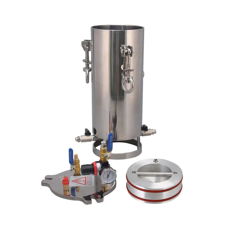 3L Pressure Vessel with Latch Pressure Air Vessel Silicone Stainless Steel