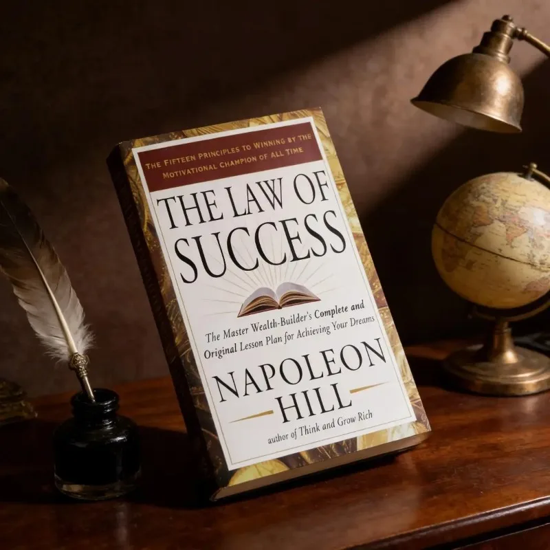 La Loi du Succès de Napoleon Hill - Plan de formation complet sur la construction de richesse, livre de principes motivants pour réaliser vos rêves
