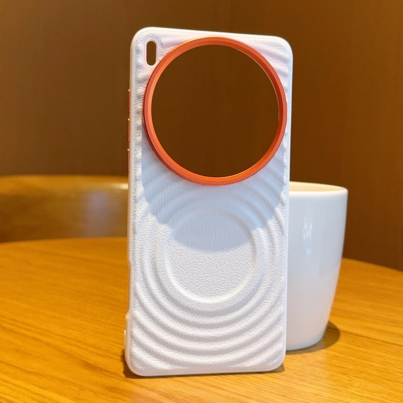 Para vivo x200s, x200 pro, x200 ultra, x200 pro mini caso elvv magnético luxo ondulação padrão couro do plutônio dropproof proteção capa