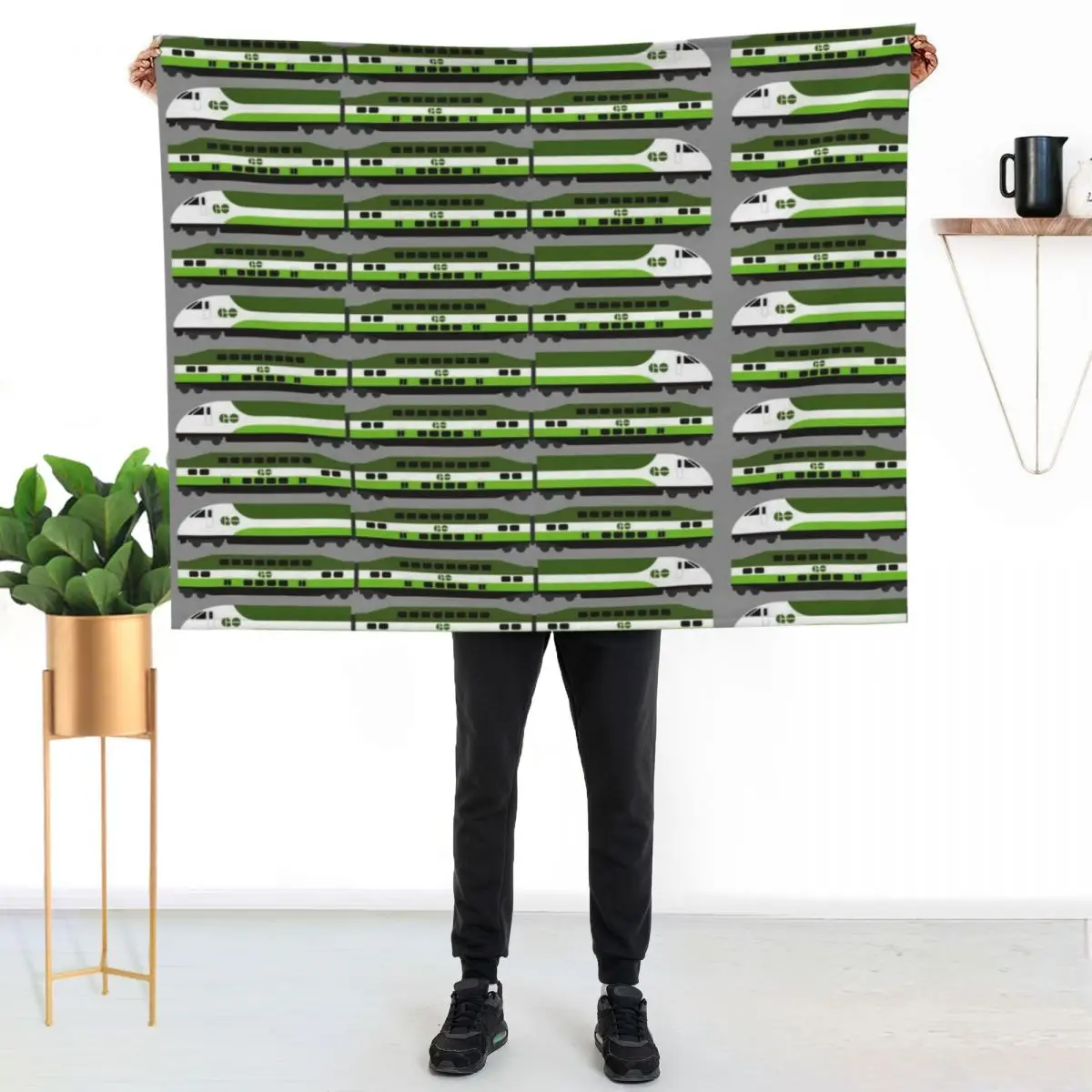 Go Train Throw Blanket Sleeping Bag Softest Plush Camping Bed Fashionable cosplay anime Blankets