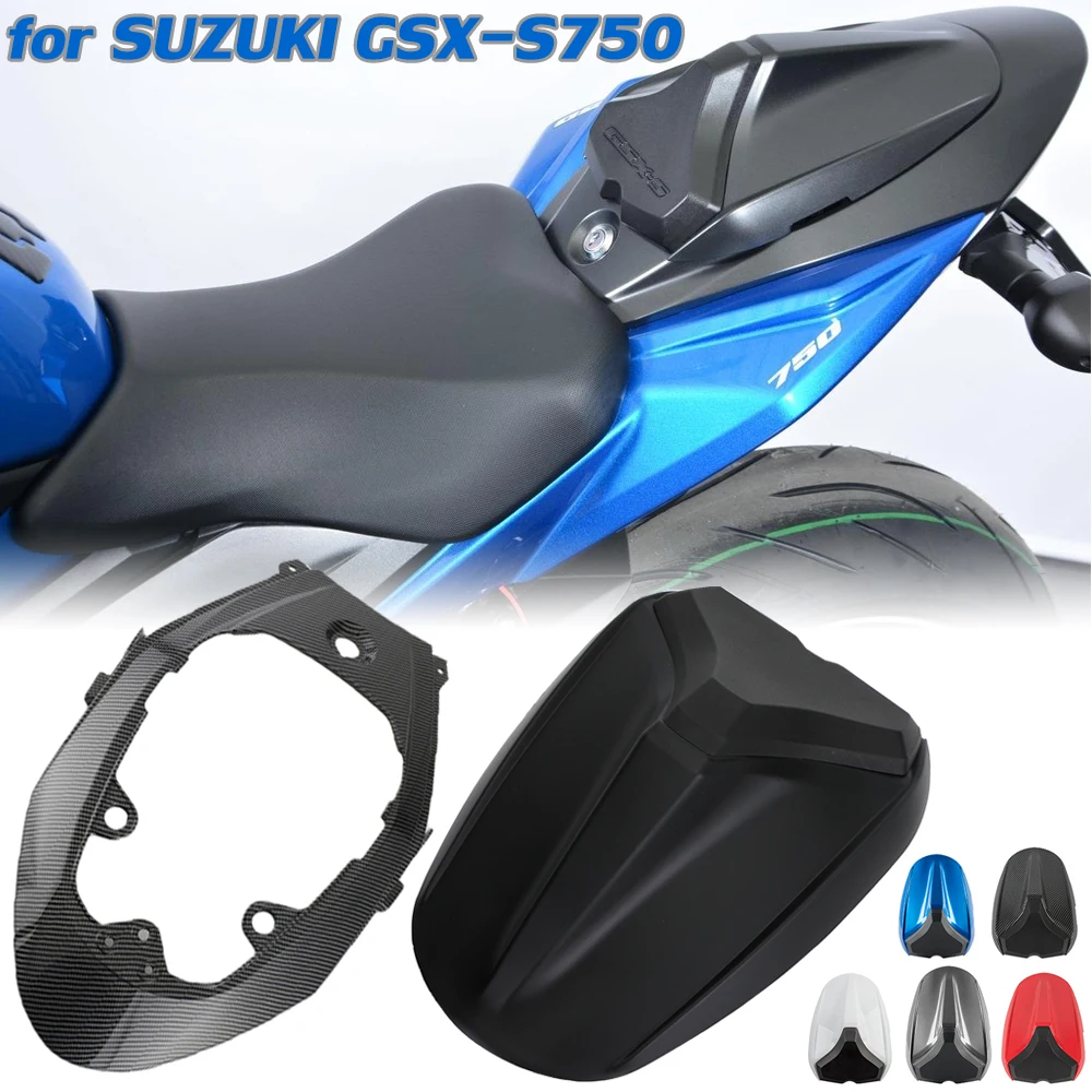 

Motorcycle Rear Passenger Seat Cowl Cover for Suzuki GSXS750 GSXS GSX-S 750 2022 GSX-S750 Tail Pillion Solo Fairing Hump Carbon