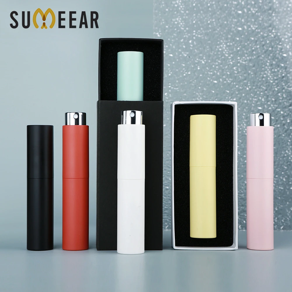 

15/20PCS High-Value Multi-Color ABS Shell+10ml Glass Liner, Rotary Press Fine Mist Perfume Sprayers, Reusable, with Box