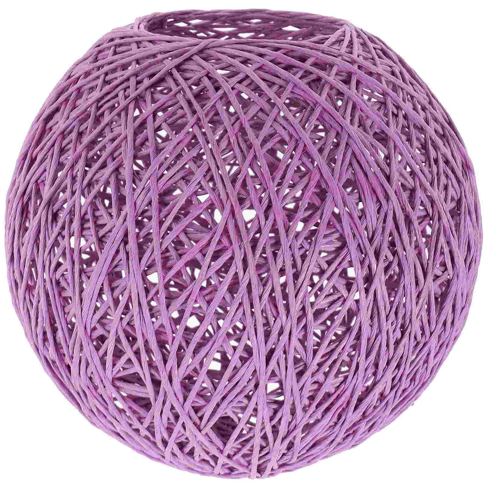 Ceiling Lights Chandelier Shade Cover Lamp Practical Decor Paper Purple Ball Unique Lampshade Baby