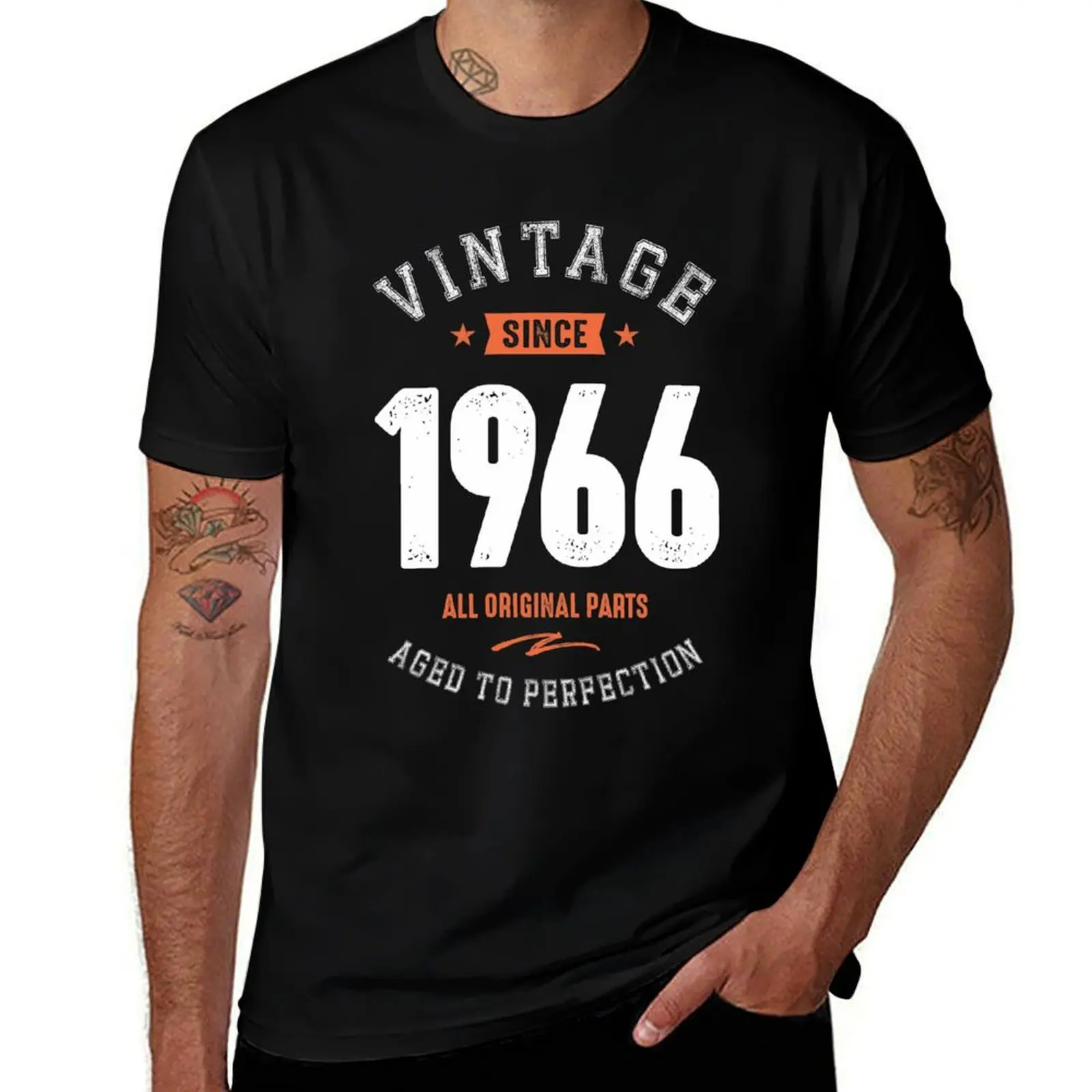 

Vintage Since 1966 T-Shirt man t shirts cotton mens graphic t shirts