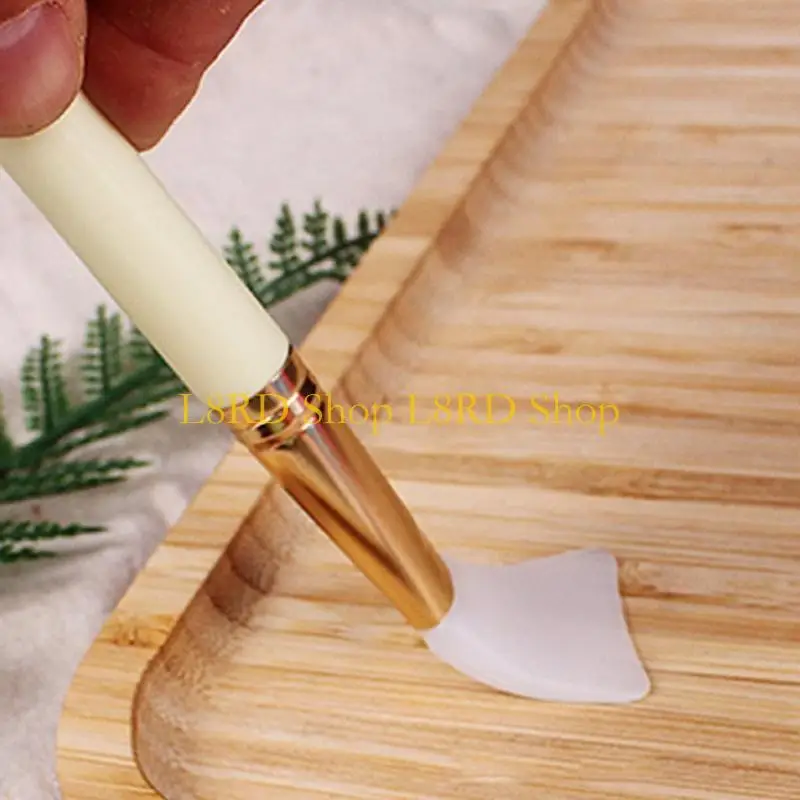 

L8RD 4PCS MASKS MASK MASKING MOWER SET DIY Смешание маски с силиконом для маски для маски для лица щетки для макияжа