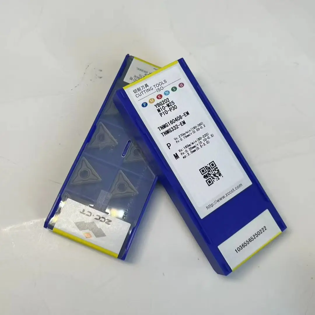 

TNMG160404-EM YBG202/TNMG160408-EM YBG202 CNC turning blade Carbide inserts 10PCS