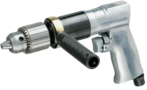 Ingersoll Rand 7803RA 1/2” Reversible Pneumatic Air Drill, Heavy Duty, 400 RPM, Variable Speed Throttle, 5HP Motor