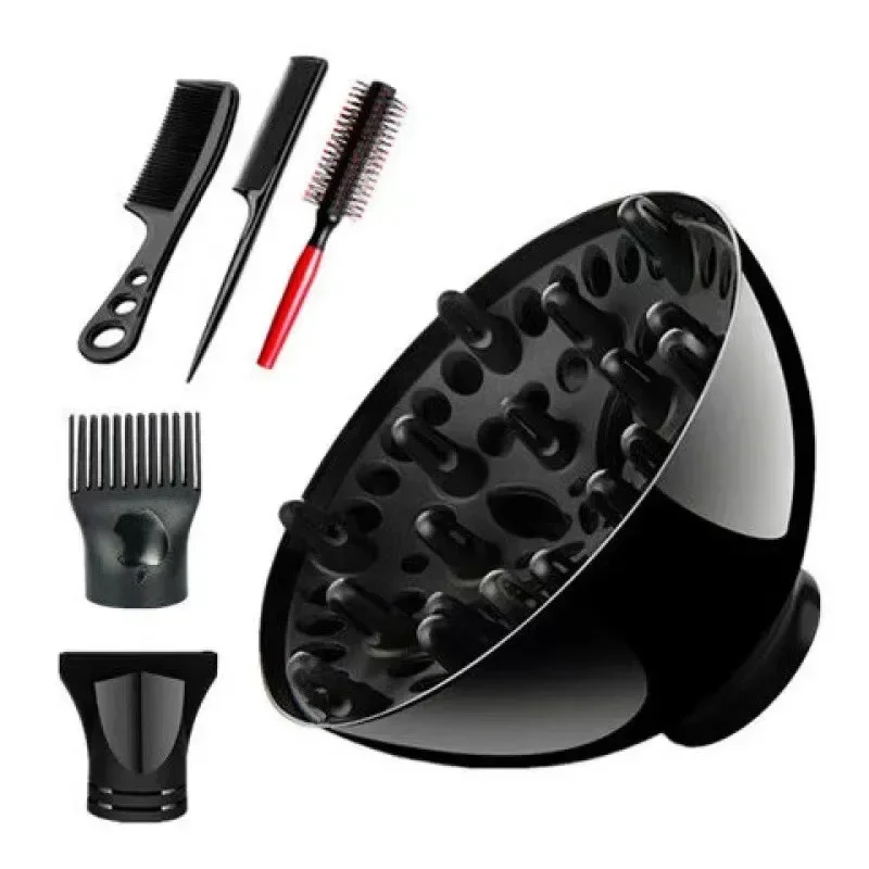 

New Salon Hair Dryer Styling Nozzle Hair Dryer Diffuser Hood Hair Dryer Diffuser Attachment Natural Wavy Hair Dryer Diffuser Set