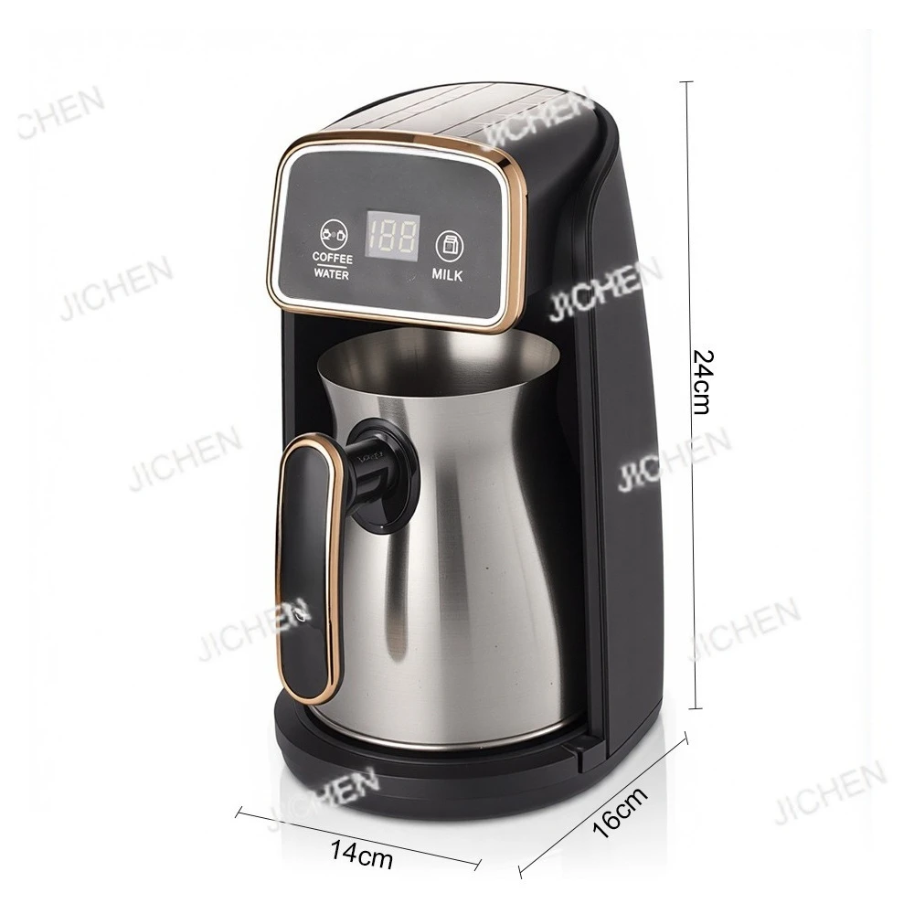 

Трансграничный экспорт Электрическая кофеварка, чашка из нержавеющей стали, турецкий кофе, кофеварка, чайник, подогреватель молока