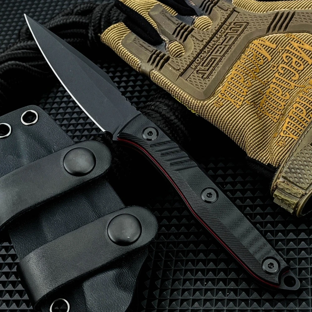 

High Hardness Outdoor Hiking Climbing Backpacking Straight Knife Durable 8Cr13Mov Fixed Knife EDC Camping Fishing Utility Knives
