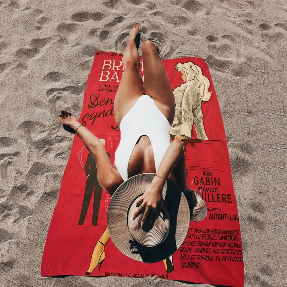 منشفة شاطئ بريطانية من مايكروفايبر باردوت ، سريعة الجفاف ، كبيرة الحجم ، فائقة الامتصاص ، لحمام السباحة #4