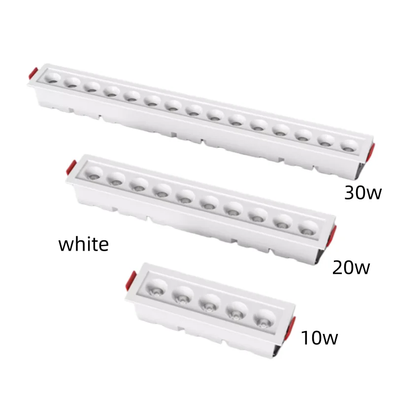 

Dimmable LED Downlight Spot Light Line Light Bar Creative Linear Long Strip 10W 20W 30W 110V 220V Living Room Corridor Recessed