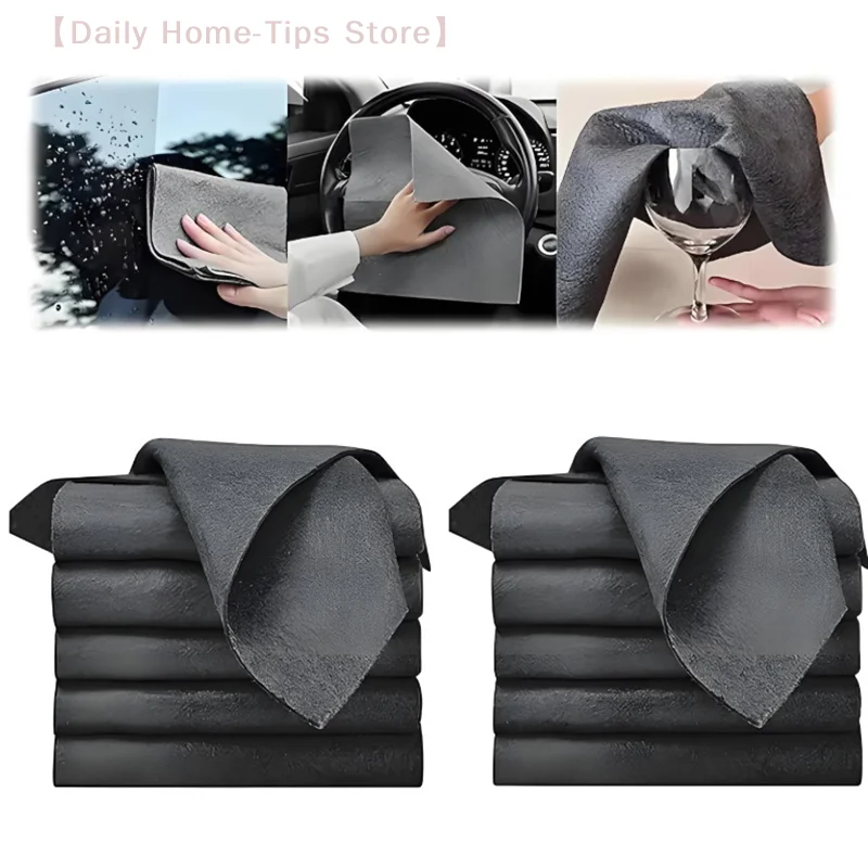 

утолщенная чистящая ткань без следов, без водяных знаков, многоразовая тряпка из микрофибры, быстро чистящие полотенца, губка для чистки