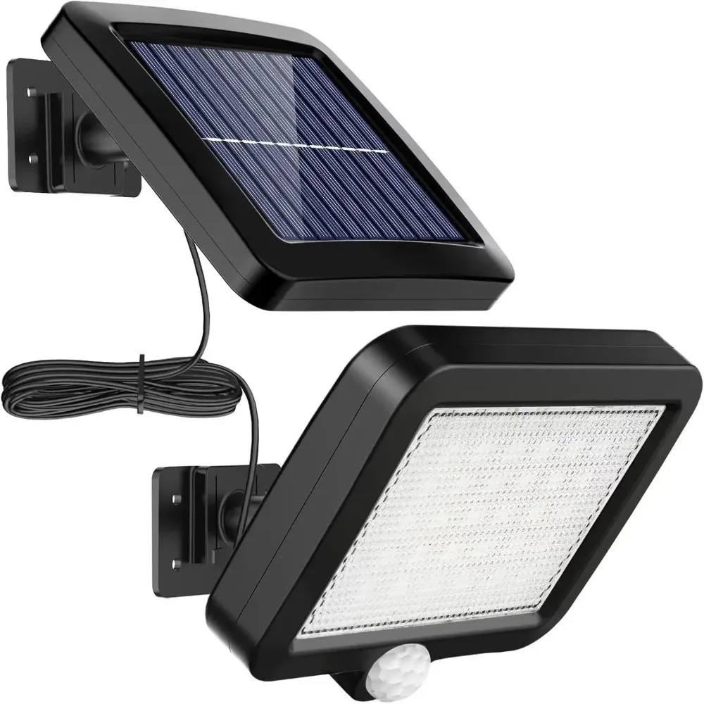 

Durable 3 Mode Solar Wall Lamp Split Design Rechargeable LED Garden Light Waterproof Energy Saving Emergency Worklight Porch