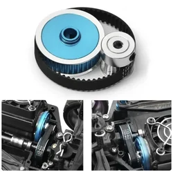 Low Noise Belt Drive Conversion Kit Transmission Gears System TT02 Belt Drive Gear Upgrade for Tamiya 1/10 TT02 Series