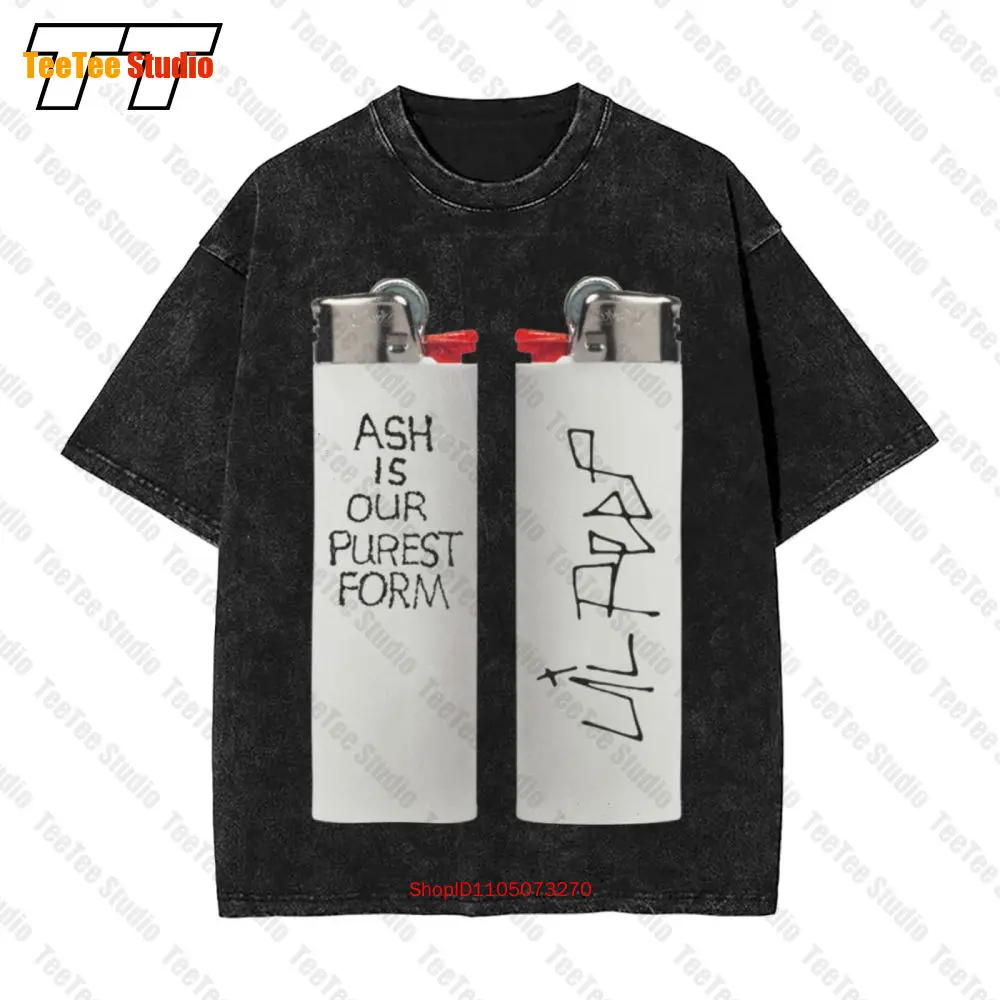 

Винтажная футболка большого размера Lil Peep Ash Is Our Purest Form AXET