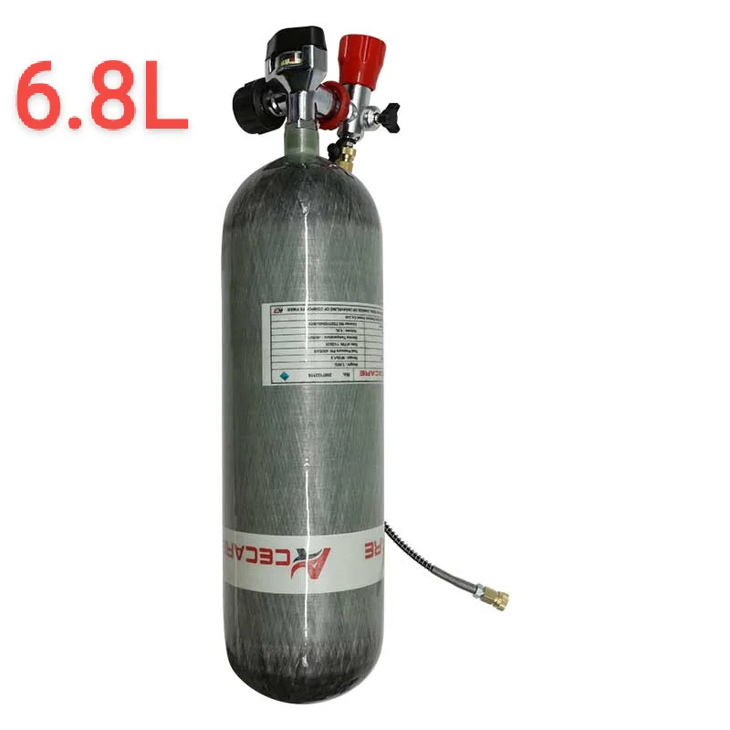 Acecare 6.8L CE 4500Psi 30Mpa Cylinder Valve Scuba Cylinder Diving Underwater with Filling Station and Valve