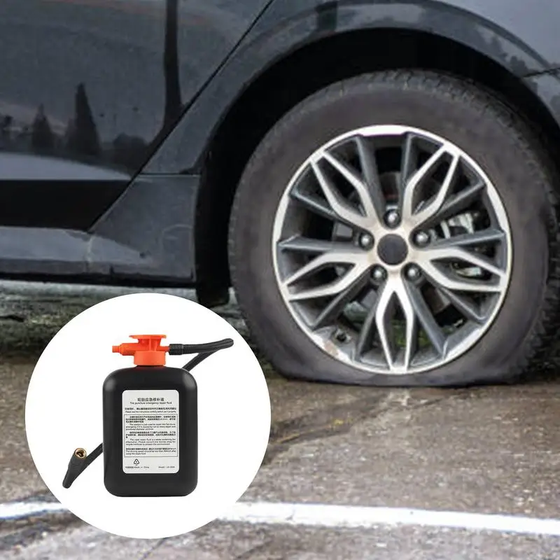 Tire Puncture Sealant Automatic Liquid Quick Fixing Tire Sealant 450ml With American Style Valve Professional Tire Repair Tool