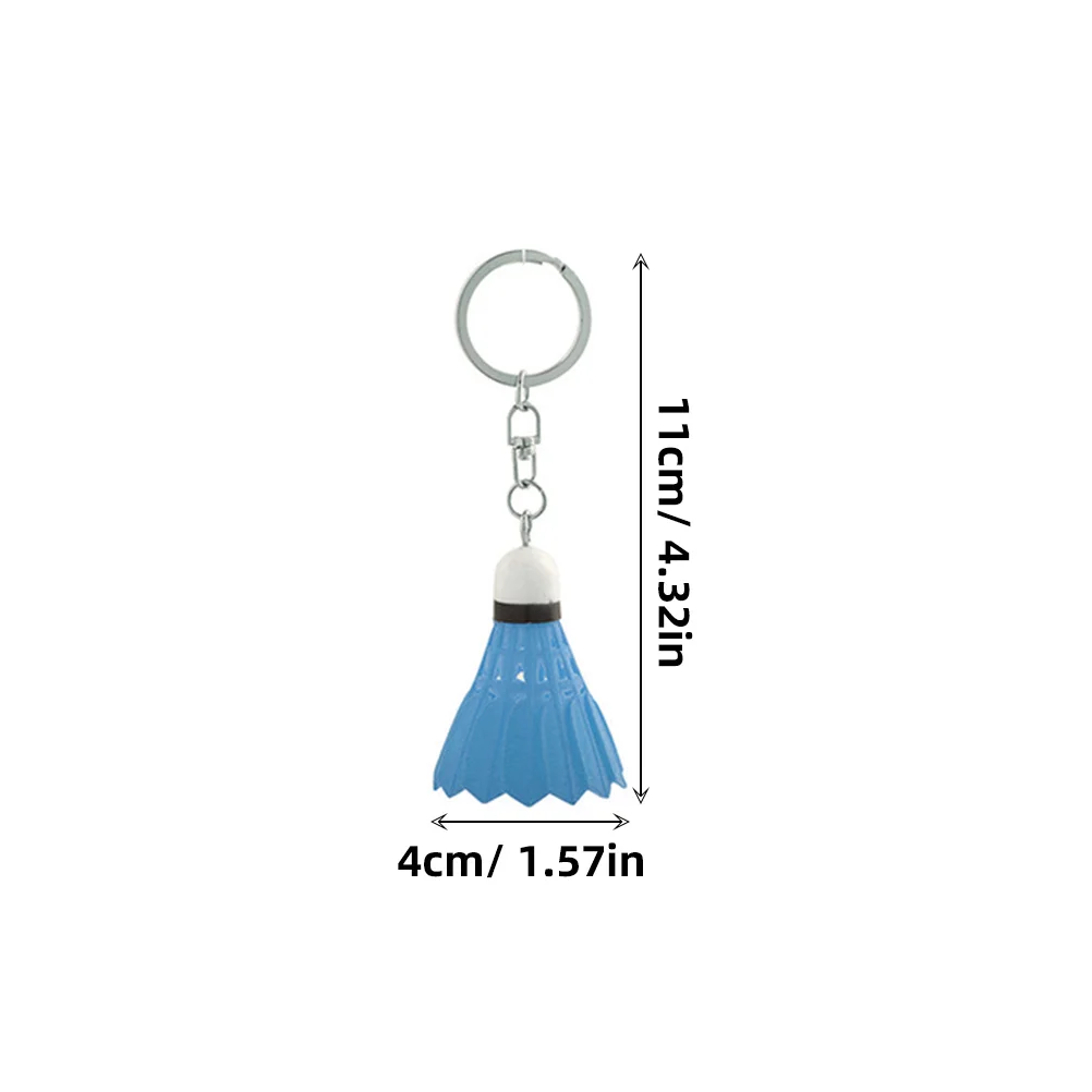 Key Chain Keyring Badminton Charm Bag Pendant Decor Sports Keychain Shuttlecocks