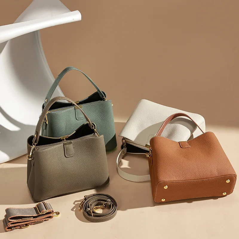 Women's Crossbody Bag 2026 New Arrival Trendy Bucket Bag Commuter Multi-Purpose Handbag