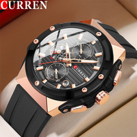 CURREN Men Watch Military Army Waterproof Chronograph Date WristWatch Top Brand Luxury Original Sport Business Male Clock 8462