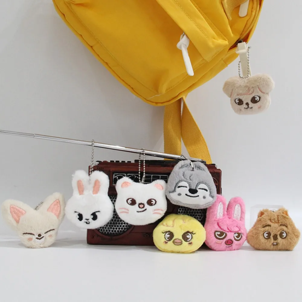 

Подвеска-игрушка Stray Kids SKZOO: плюшевый мультяшный медведь/кролик (голова животного)