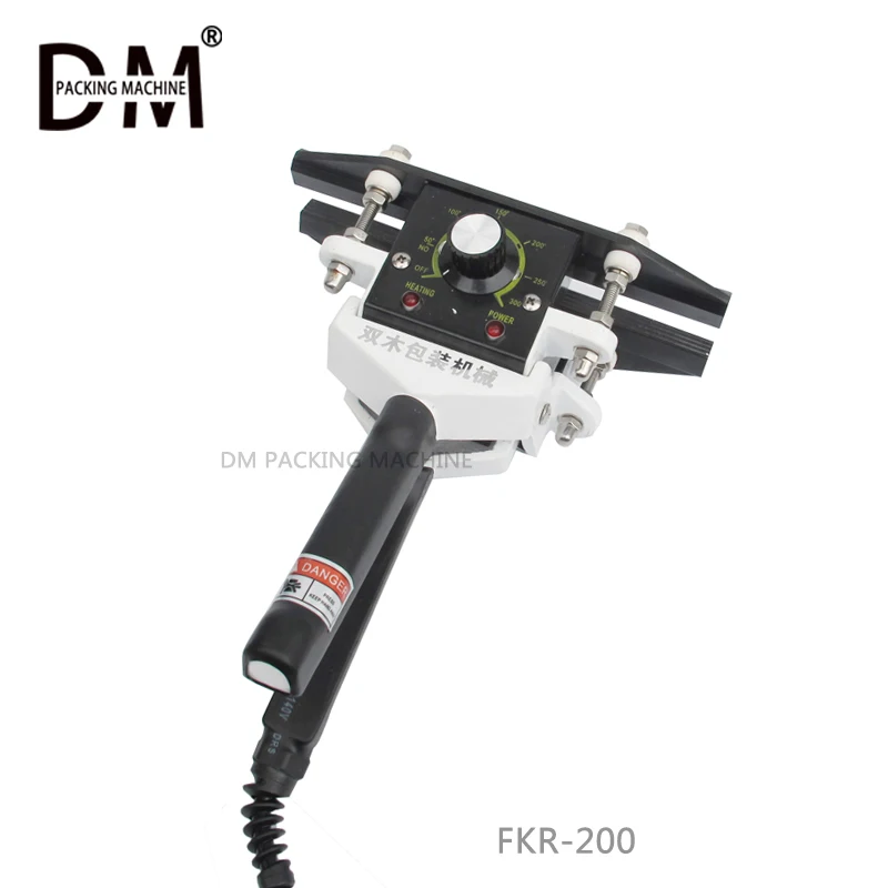 DM PACKING MACHINE FKR-200 Hand Impulse Sealer Handheld Heat Impulse Sealer Manual Sealing Machine