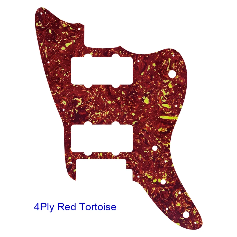 Pleroo Custom Parts Replacement Scraper For US 2021 Squier Affinity Jazzmaster Guitar Pickguard Multicolor Selection