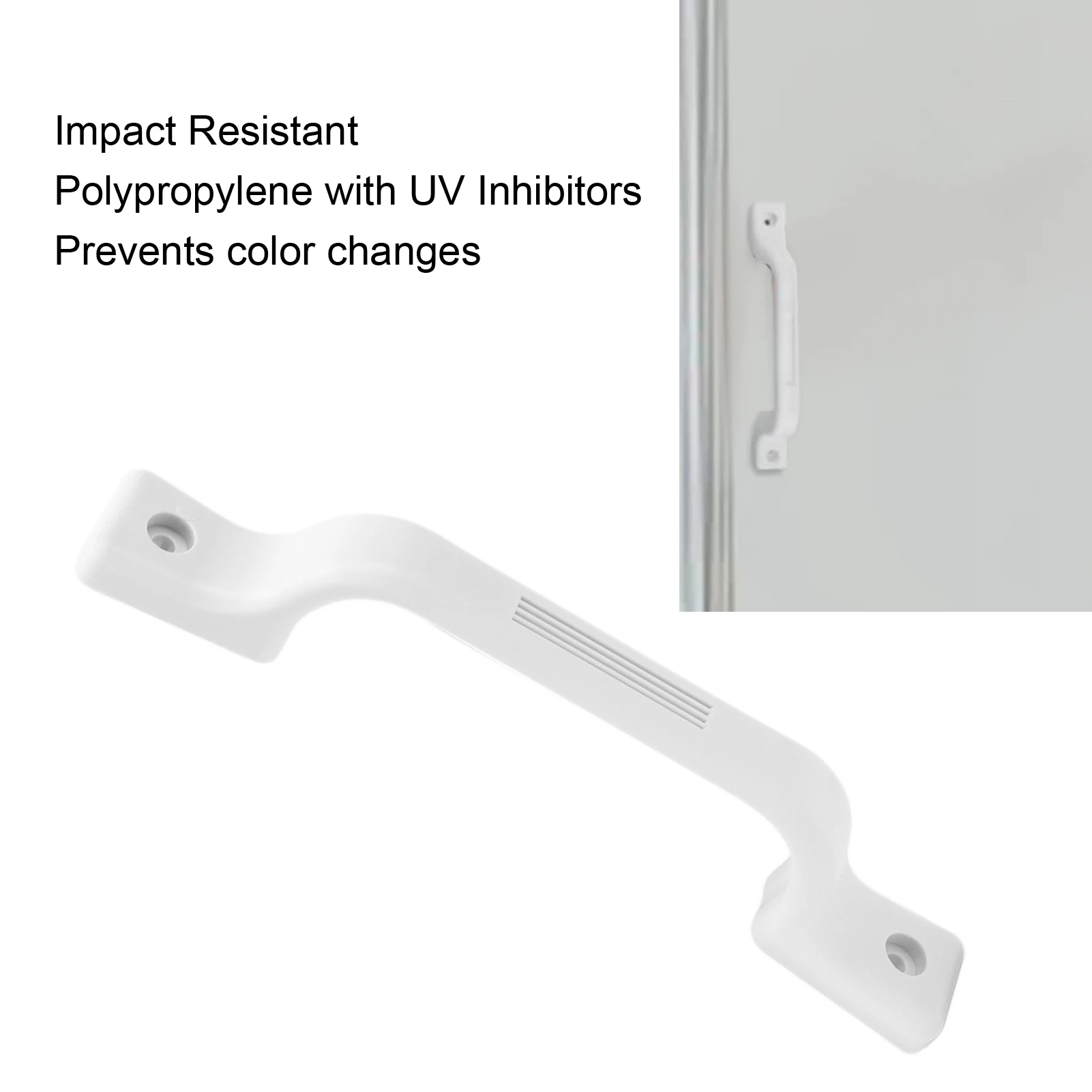 9.25in البلاستيك انتزاع مقبض دخول الباب مساعدة بار الأبيض ل RV مقطورة موتور المنزل يخت البلاستيك انتزاع مقبض RV انتزاع مقبض