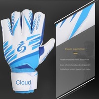 1 Pair of Wear-resistant Football Gloves Anti-slip Excellent Goalkeeper Gloves Thick Latex Non-Slip Goalkeeper Training Gloves