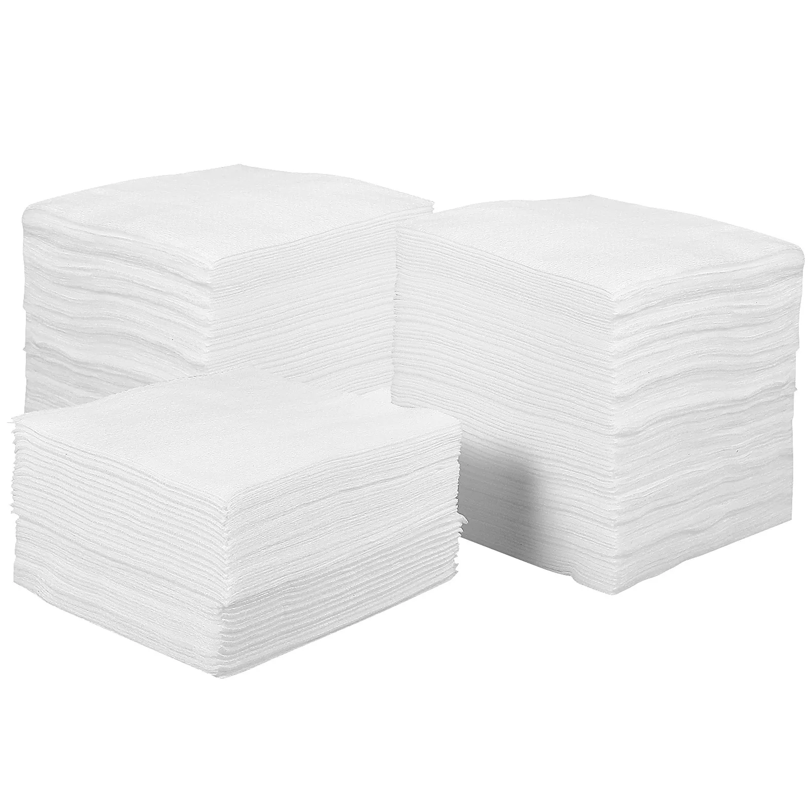 400Pcs Disposable Makeup Wipes Non-Woven Fabric Soft Facial Cleansing Pads Ideal for Daily Makeup Removal Sunscreen Lipstick
