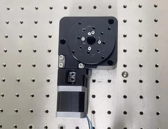 Used 42 Stepper Motor Rotary Table 70mm | Electric Indexing Turntable 360° R-Axis for CNC/DIY