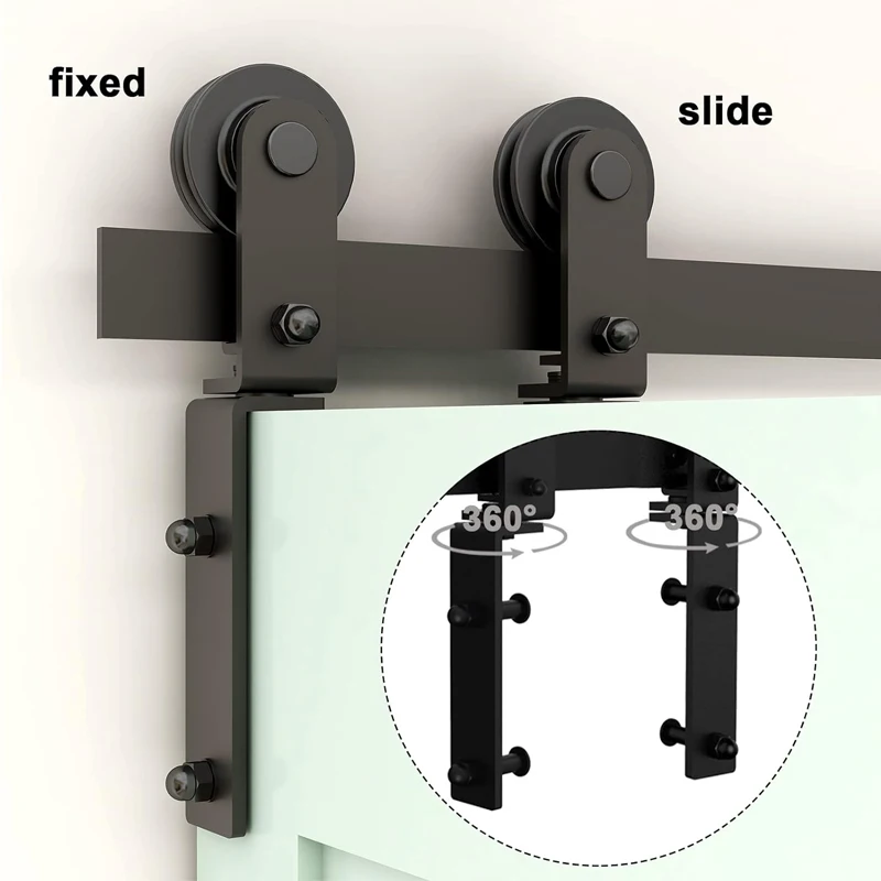 Imagem -04 - Ccjh-foldable Carbon Steel Door Slide Kit Grain Bin Adequado para Portas Resistentes Kit de Ferramentas Apenas sem Porta 36 Pés