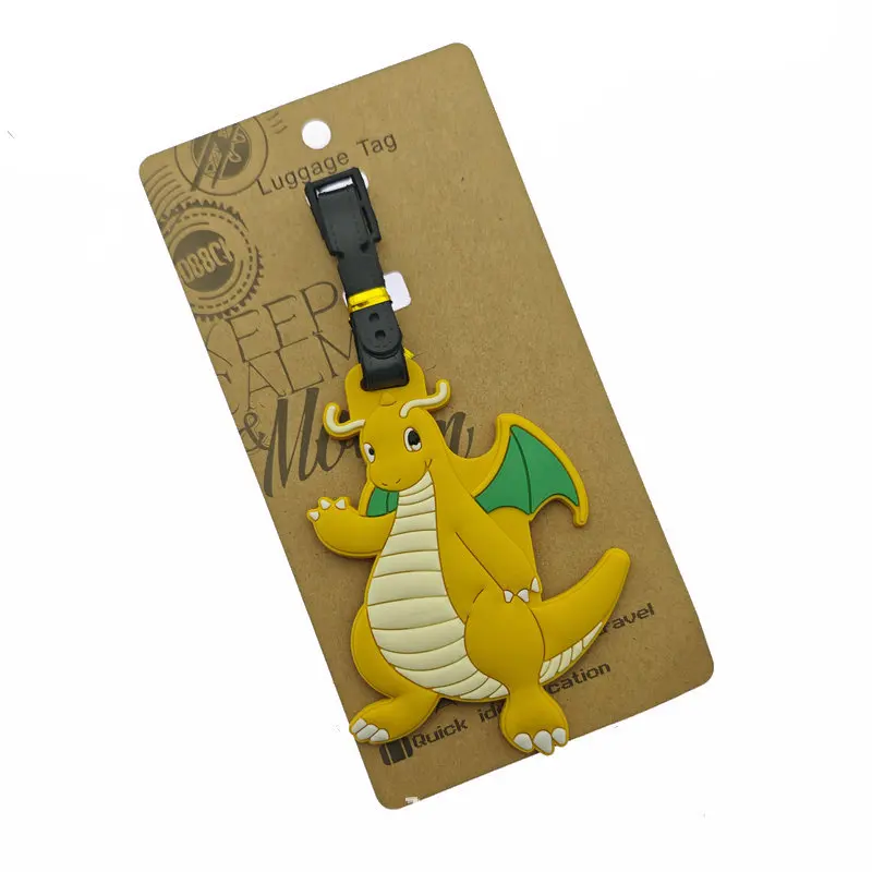 Cute and magical Pikachu Pok é mon Pok é Ball boarding luggage tag luggage recognition backpack small tag view 6