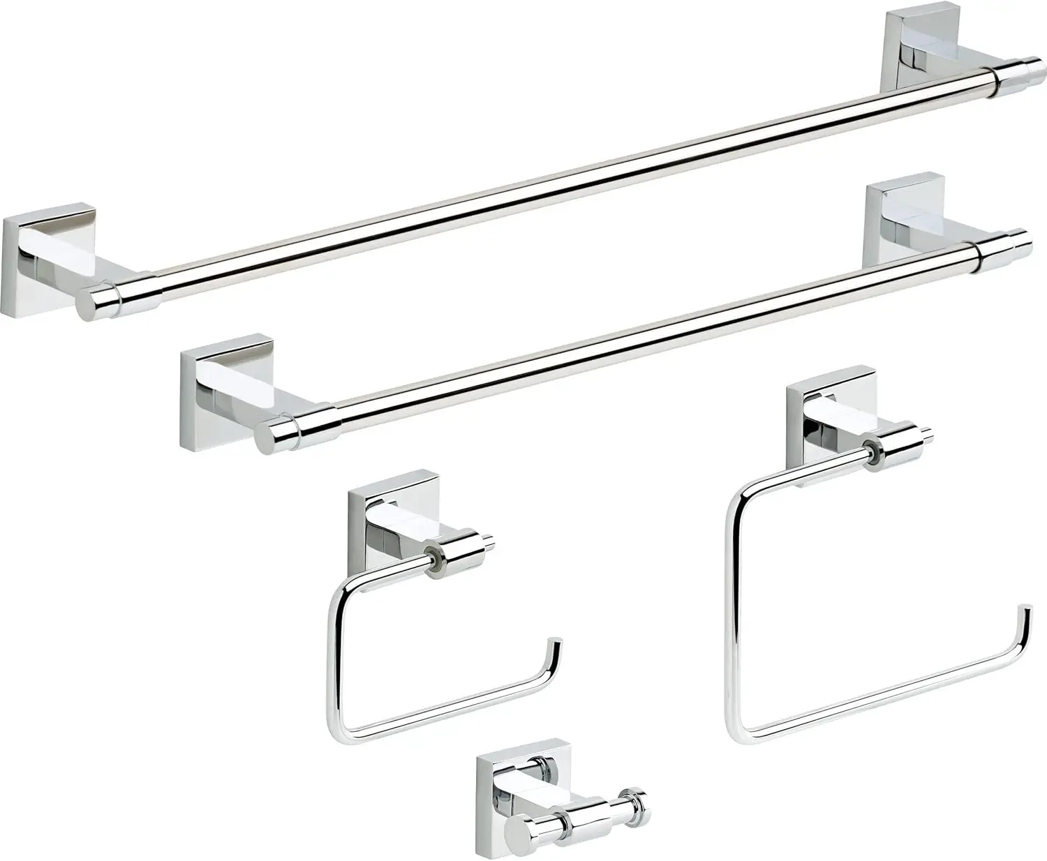 Franklin Brass MAX46-PC Maxted Towel Ring, 7.87 x 2.15 x 5.8 Inches, Polished Chrome