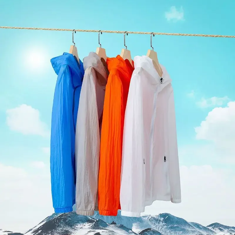 7XL 135kg Plus Size Men Women Sun Protection Ultra-Thin Summer Fishing Skin Coat Quick-Dry Open Cardigan Outdoor UPF50+ Cooling
