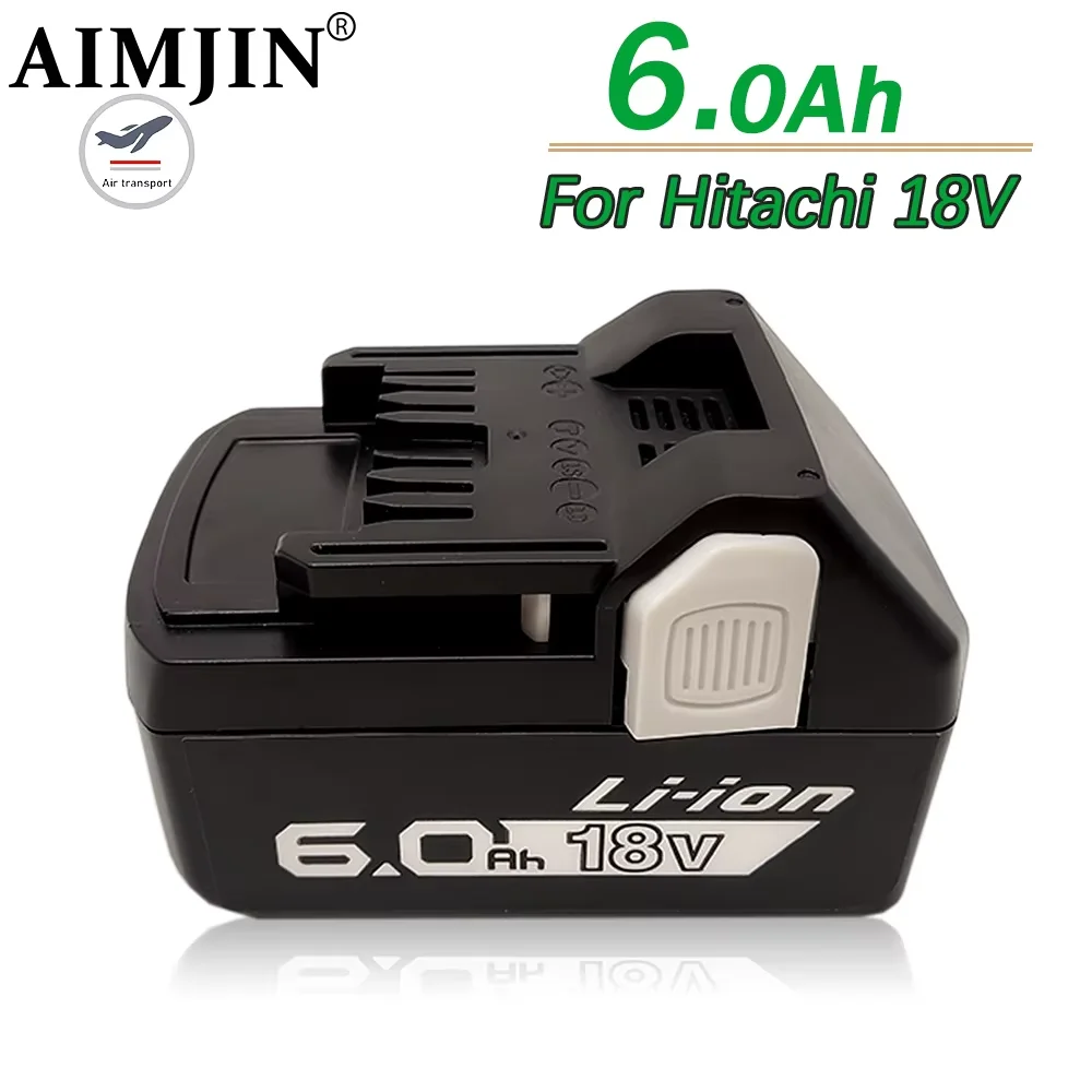 

18V 6.0Ah/8.0Ah Li-ion Rechargeable Battery for Hitachi/HiKOKI Cordless Power Tool BSL1850 BSL1860 BSL1840 DS18DSL C18DSL 330139