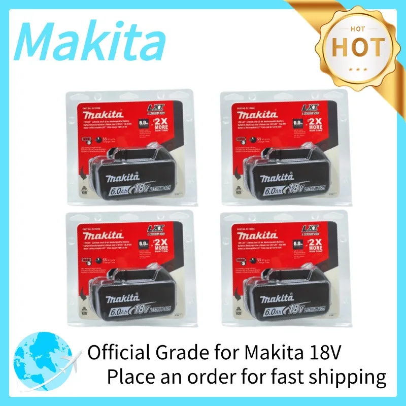 

Premium Makita 18V Battery, 6Ah Capacity, Batterie Makita 18V Compatible with XPH12Z, Efficient, Great for Pros.