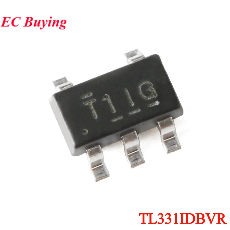 20Pcs/5pcs TL331IDBVR TL331 TL331I SOT-23-5 T1IG High-voltage Single-channel Differential Voltage Comparator Chip IC