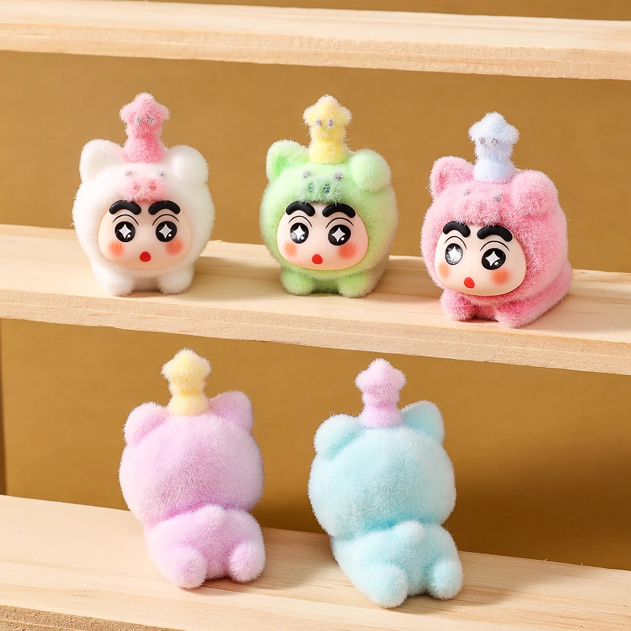 10/30 Uds nuevo crayón de fiesta pequeño nuevo muñeco de peluche DIY llavero colgante coche escritorio Mini adorno pequeño hecho a mano