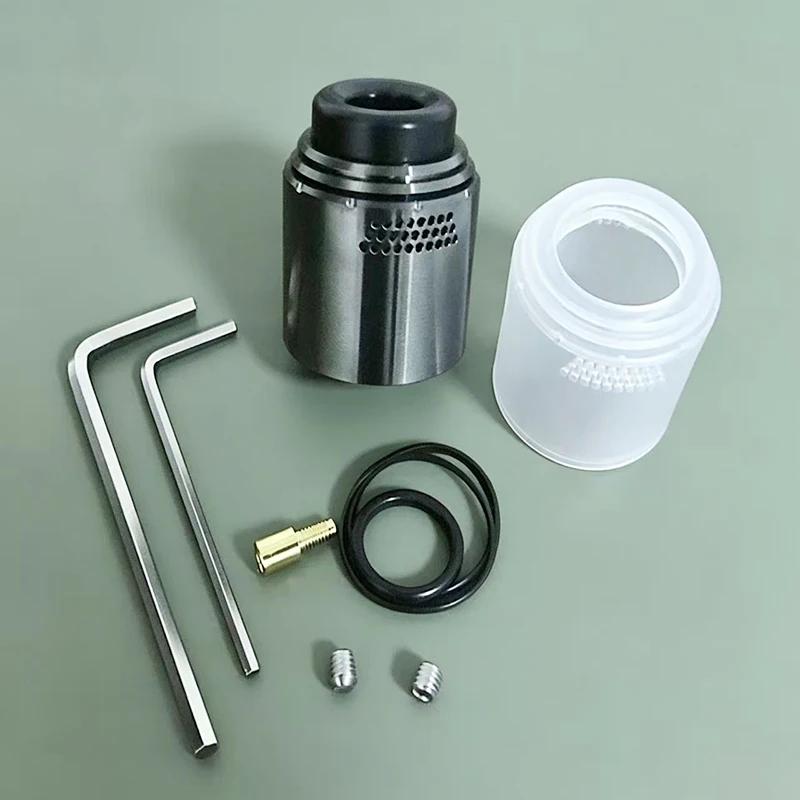 DIY TEMPLE 28MM RDA Squonk BF Atomizer Rebuildable Dual Coil Top Filling Tank with Wide 810 Drip Tip for 510 Thread Spare Part - view 4