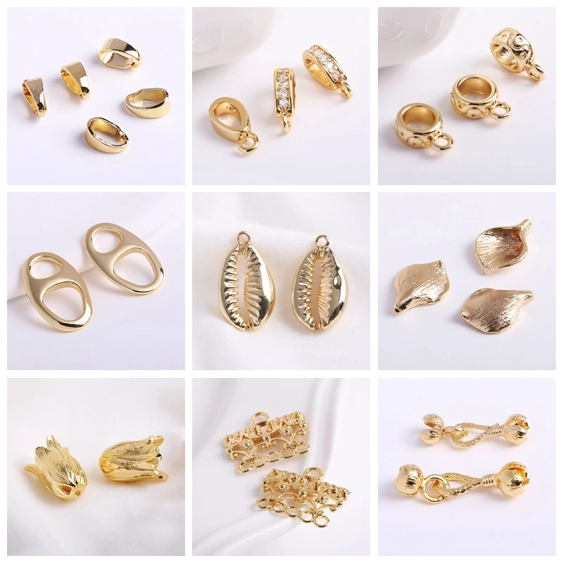 Abstands perlen aus 18 Karat vergoldetem/versilbertem Messing mit langen 9mm Rohr perlen in Knochen form für die Schmuck herstellung liefert DIY-Armband zubehör – Detail 30