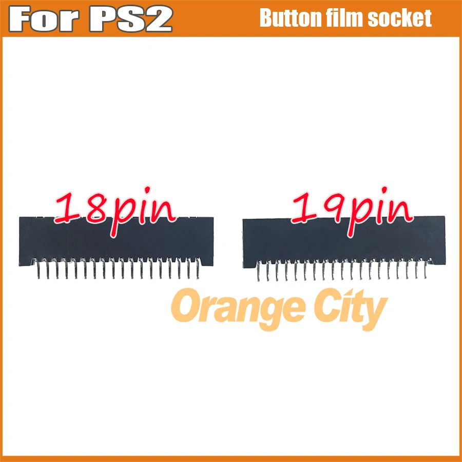 

200PCS For PS2 Controller Conductive Film Socket 18pin 19PIN Block Connector Socket